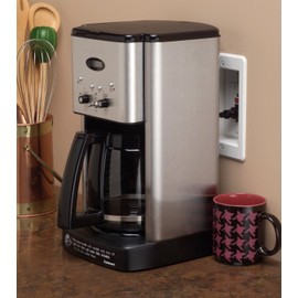 Arlington DVFR1W-1 Recessed Electrical/Outlet Mounting Box, Single Gang