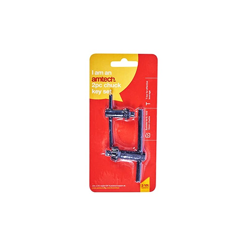 Amtech F0600 2 Piece Chuck Key Set