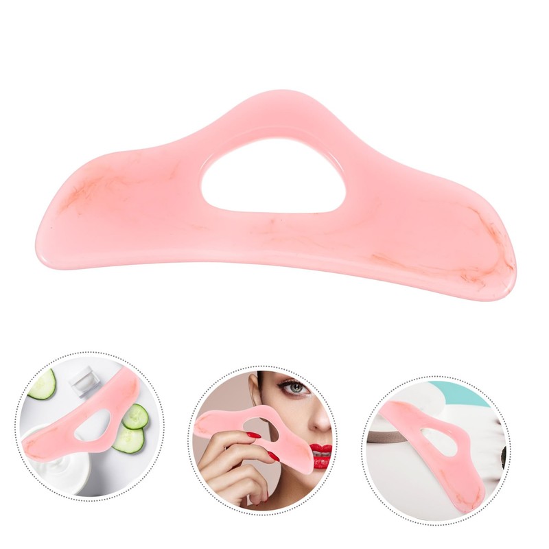 Beavorty Unique Shaped Resin Massage Board Face Body Scraper Massager