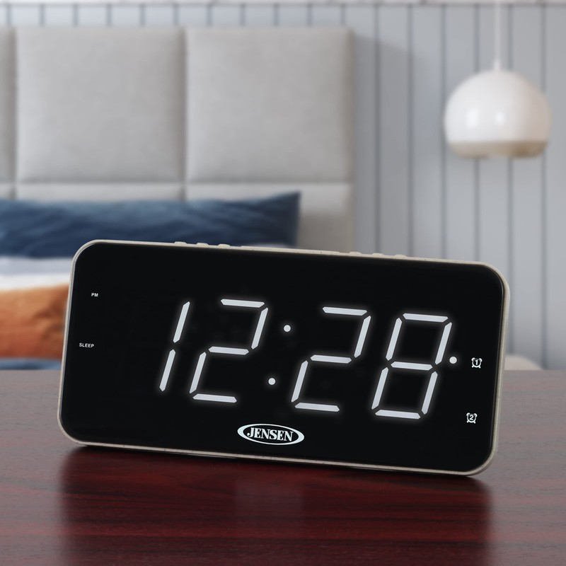 JENSEN JCR-212 JCR-212 AM/FM Digital Dual-Alarm Clock Radio