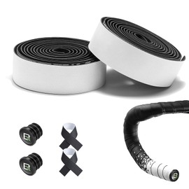 ROCKBROS Bicycle Handlebar Tape for MTB Road Bike Durable Grip Tape Made of PU + EVA 210 x 3 cm 2 Rolls Non-Slip Shock Absorbing