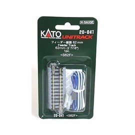 Kato N Gauge Feeder Track 62 mm, 3-Pack, 20 – 041 Railway Model Supplies