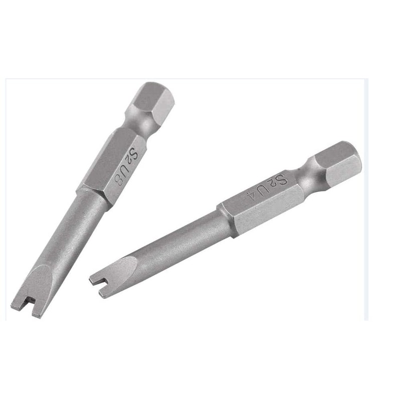 Uacen 5 Pcs Screwdriver U Type, U Shape Bits U4