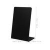 Operitacx Small Blackboard Miniature Food Label Rectangular Blackboard Label Erasable
