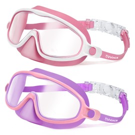 Vvinca Kids Swimming Goggles with Nose Guard