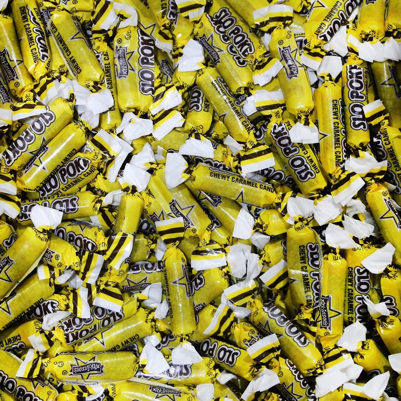 Slo Pokes Bite Size Caramel Candy (1LB)