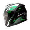 1STORM Motorcycle Open FACE Helmet Scooter Classical Knight Bike Dual