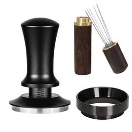 Ardame 54mm Espresso Tamper Set - Espresso Accessories Kit with Adjustable Spring-Loaded Tamper, Stainless Steel WDT Tool and Magnetic Dosing Funnel for 54 mm Portafilters