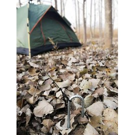 Rope Fastening Metal Fittings, J Type Retaining Pin, Zinc Plated, Thickness 0.4 inches (9 mm) x Length 11.8 inches (30 cm) (Pack of 4)