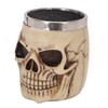 Barber Scissors Holder Skull Shape Stainless Steel Resin Removable Stylish