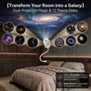 KoudHug 2-in-1 Galaxy Projector Night Light,USB Portable Starry Sky Night