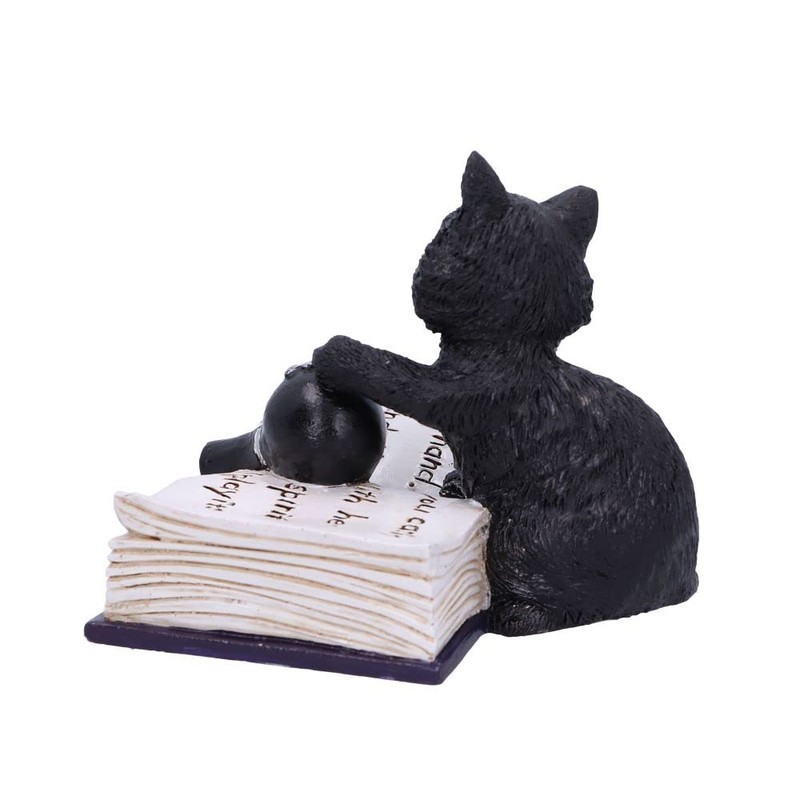 Nemesis Now Mischievous Feline Cat Figurine, Black, 10.5cm