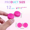 KISEER 12 Pack Colorful Contact Lens Case Box Holder Container