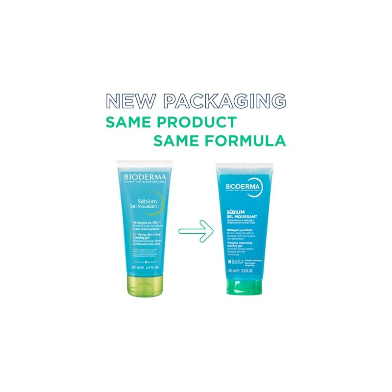 Bioderma Sebium Gel Limpiador Moussant 100 mL