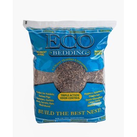 ECO BEDDING 99% Dust Free Paper Bedding for Small Pets and Birds, Odor Control, 30 L