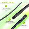 LKK Rear Windshield Wiper Arm Blade Assembly Kit Compatible with