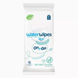 WaterWipes Baby Wipes - 60 Count 99.9% Water Based Wipes Unscented PACK OF 2