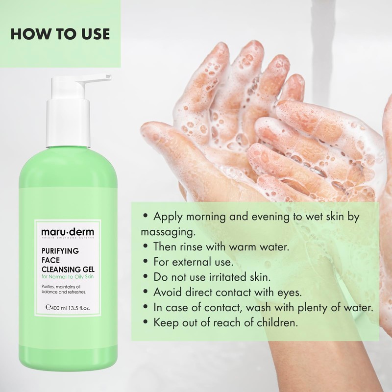Maruderm Salicylic Acid Face Wash Gel Especially for Combination and