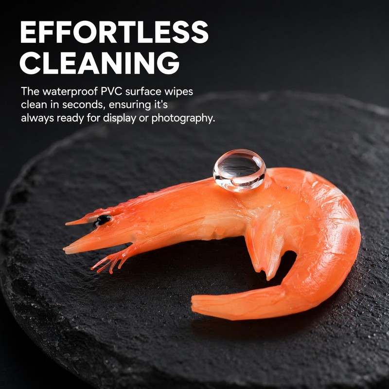 Artificial Shrimp Model 9 Pieces Red PVC 2.95 X 1.77