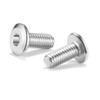 M6 x 15 mm, 10 tornillos hexagonales de cabeza plana,