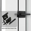 Sdstone Double Side Gate Latch，Heavy Duty Swinging Door Latch Gate