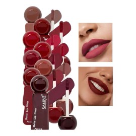 Set De 8 Labiales Líquidos Efecto Matte Intensa Pigmentación                                                                                          
