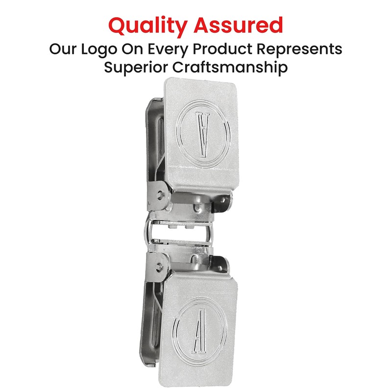 ANDUSTRIAL - Large Double-Sided Alligator Rug Clips for Extending Or