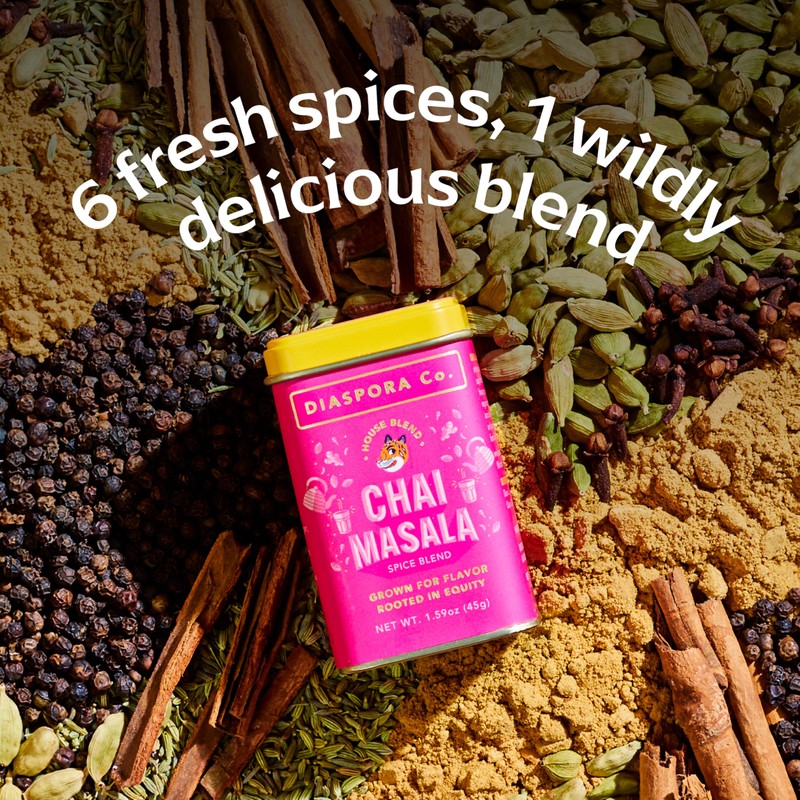 Diaspora Spice Co. Chai Masala | Uncaffeinated and Unsweetened Ground