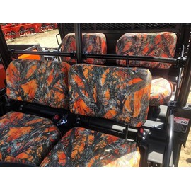 Durafit Seat Covers, for 2015 and Newer Kubota RTV X1140, Seat Covers for Front and Rear Seats Made in C1 Waterproof Endura
