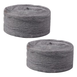 Steel Wool, 0000 Steel Wool, 2 Rolls Stainless Steel Wool, Steel Wool Set, Steel Wool Against Rats, Steel Wool Against Mice, Steel Wool Mouse Trap Fills Holes and Wall Cracks for Home, Garage, Garden
