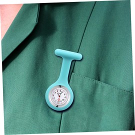 Hemobllo Pocket Watch Dial Clip- on Watch Lapel Pin Watch Watch Dial Supplies for Doctors Staff 2pcs