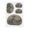 Azeeda 4 x 'Curled Up Sleeping British Shorthair Cat' Temporary