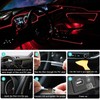 DEHERANE Interior Car LED Strip Lights, RGB 6 in 1