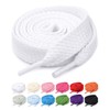 Stepace 5/8" Wide Fat Shoe Laces for Sneakers 2 Pairs