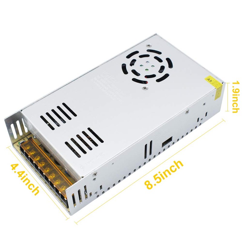inShareplus 12V 450W LED Power Supply,12 Volt DC Switching Power