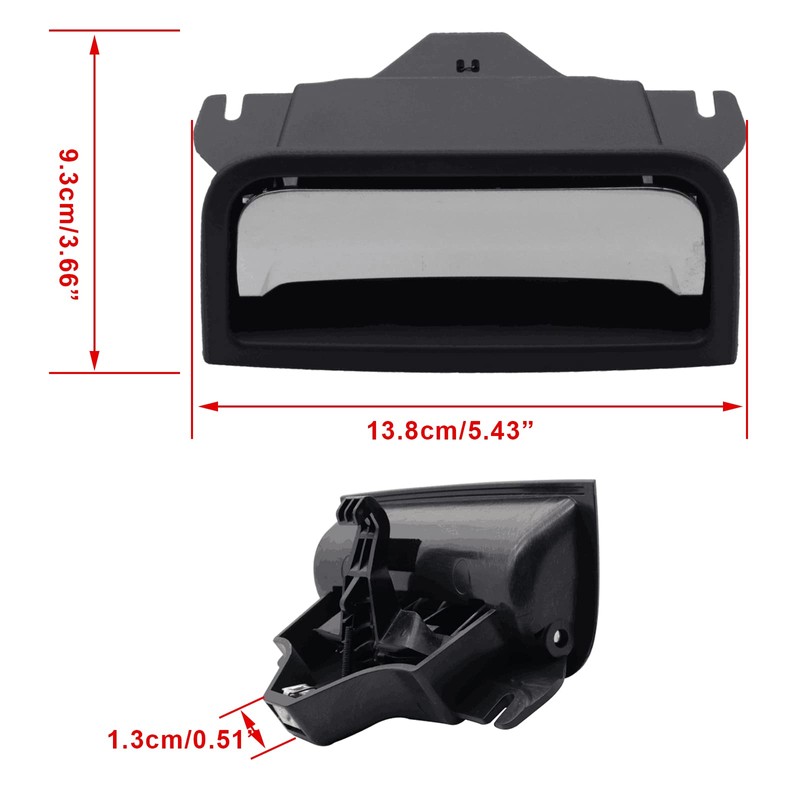 SecosAutoparts Center Console Plate Armrest Lid Lock Replace# 22792217 22861304