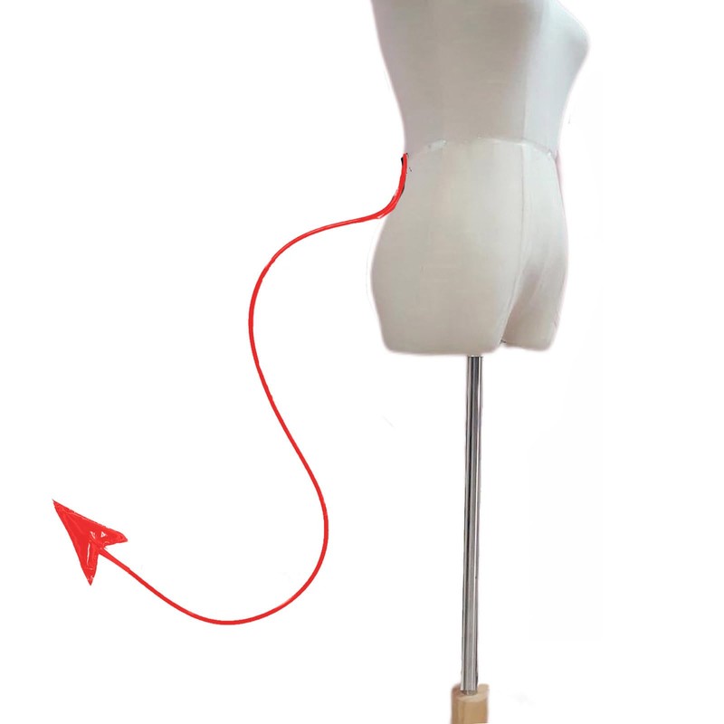 Blooshow Demen Devil Tail Cosplay Props Cute Love Heart Demon