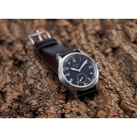 Baltany S202032 Dirty Dozen Wristwatch with 37mm Dial Diameter, Military Vintage Analog Watches for Friend's Gifts (Black Dial)