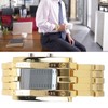 Men's Watch Fashion Exquisite Waterproof Alloy Men's LED Watch with