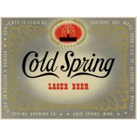 Cold Spring Lager Beer of CS, Minnesota NEW METAL SIGN: 9x12" & Free Shipping