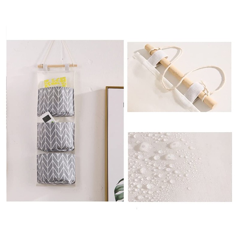 KuAoyoja Over The Door Closet Organizer, 2 Packs Waterproof Wall