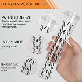 Rain Gauge Outdoor, Freeze Proof Rain Gauges Outdoors Best Rated,7" Capacity Detachable Rain Guage with Stake for Yard,Lawn & Garden,Large Clear Number and Scale Rain Measure Gauge Water Meter