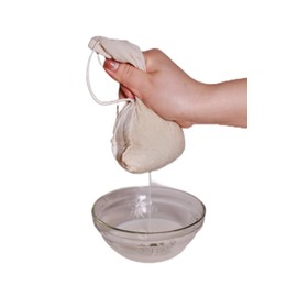 10pcs of Washed Organic Cheesecloth Bag for Straining Food,Yogurt,Juice,Cold or Hot Brew Coffee & Tea,Soup,Butter,Wine,Nut Milk,7x11inches,Natural color