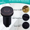 BESTILL Sinktop Switch Push Button for Garbage Disposal, Oil Rubbed