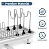 SanDream Small Dish Drying Rack, Compact Dish Rack for Kitchen