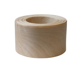 ebpsneer Pre-glued Birch Wood Veneer Edge Banding Tape,3 in X 13 ft Iron-On Edging Roll with Self Hot Melt Adhesive,Flexible for Plywood,Furniture,Door Frame,Cabinet Repair