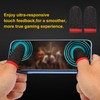 PATIKIL Controller Finger Thumb Sleeve, 48 Pack Mobile Gaming Finger
