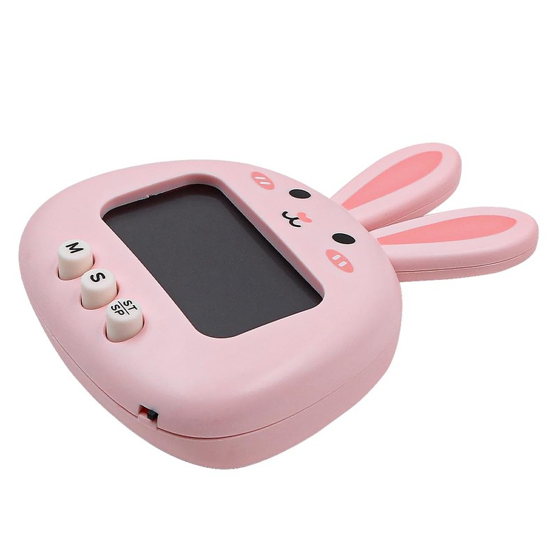 POFET Cute Rabbit Kitchen Timer LED Magnetic Cartoon Digital Cooking