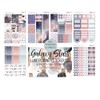Galaxy Stars Luxe Planner Stickers - Weekly Sticker Kit 6-Pages