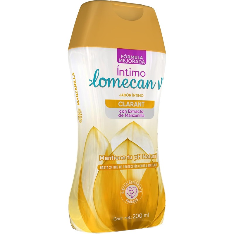 LOMECAN V - Shampoo Íntimo Aclarante. Con activos aclarantes, extracto